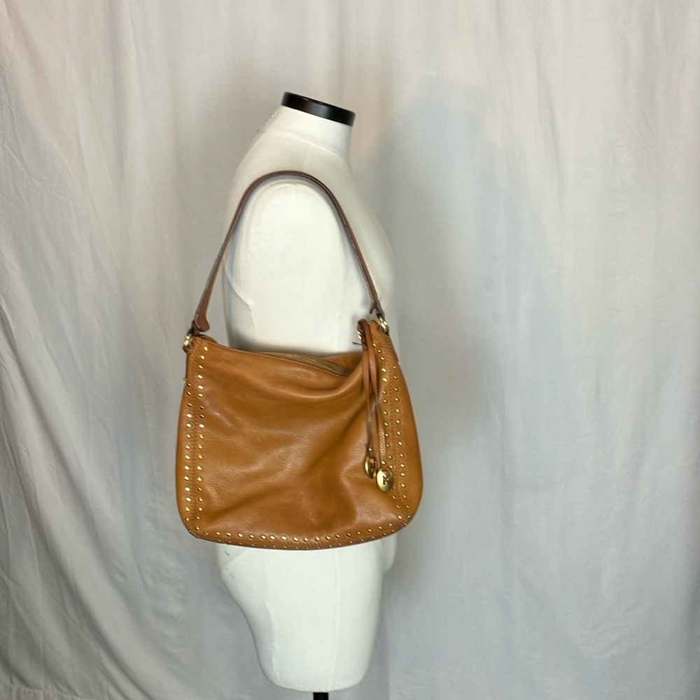 Michael Kors brown leather bag
